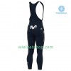 Fietskleding (Fietsshirt Lange Mouw + Lange Koersbroek) 2020 Movistar Team N001 Winter Thermal Fleece